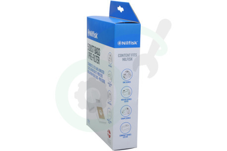 Nilfisk Stofzuiger 78602600 Stofzuigerzak 2.1Ltr