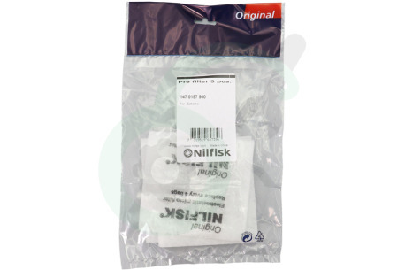 Nilfisk Stofzuiger 1470157500 Filter Voorfilter, 3 stuks