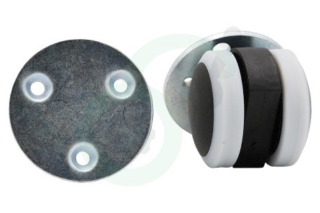 Nilfisk Stofzuiger 1471040500 Zwenkwiel dubbel KING/GD1000 SERIE