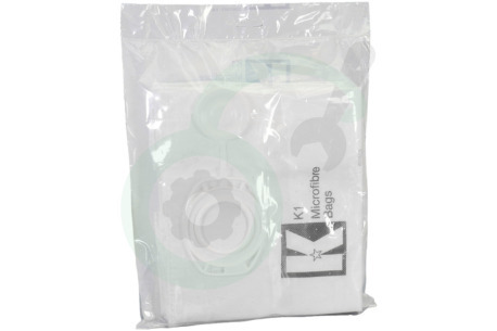 Kerstar Stofzuiger 800011470 Stofzuigerzak Microfleece, 5 Stuks