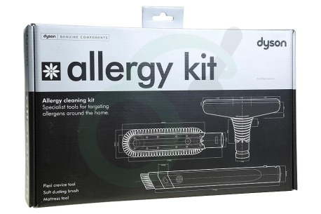 Dyson Stofzuiger 91613007 916130-07 Dyson Allergy Cleaning Kit