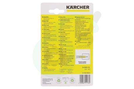 Karcher Hogedruk 47300590 Filter Waterfilter