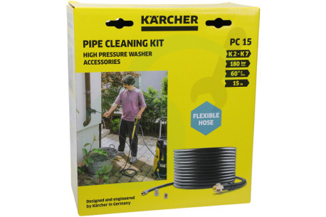 Karcher Hogedruk 26444920 2.644-492.0 Rioolreinigingsset PC15