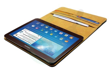 Samsung  22899 Book Case Leder, Zwart, 4 creditcard slots, 1 document slot