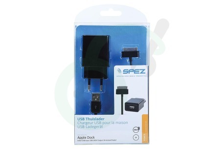 Spez  10479 USB Thuislader Apple Lightning 2A incl. kabel 100cm