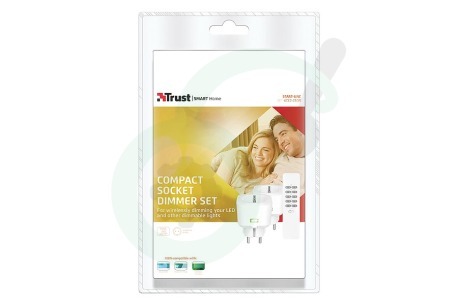 KlikAanKlikUit 70199 ACC2-250R Compacte Stopcontactdimmerset met Afstandsbediening
