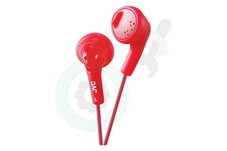 JVC  HAF160REP HA-F160-R-E Gumy In Ear Hoofdtelefoon Rood