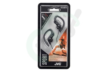 JVC HAEB75BNU HA-EB75B-NU Adjustable Clip Sport Headphones