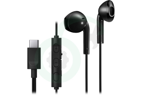 JVC HAFR17UCBU HA-FR17UB Smartphone Earbuds USB-C, Zwart
