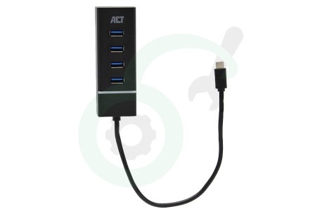 ACT AC6415 4-Poorts USB 3.1 Gen1 (USB 3.0) Hub Type-C