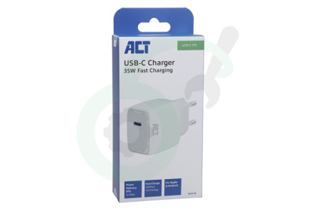 ACT AC2135 USB-C Lader Power Delivery PPS en GaNFast 35W