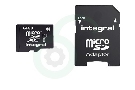 Integral  INMSDX64G10-40U1 Memory card Class 10 (incl.SD adapter)
