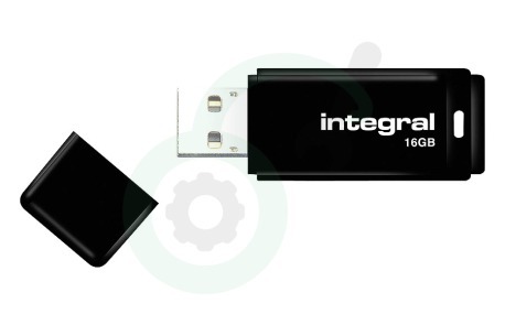 Integral  INFD16GBBLK. Memory stick 16GB USB Flash Drive Zwart