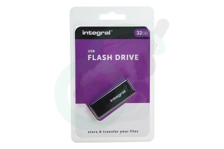 Integral  INFD32GBBLK. Memory stick 32GB USB Flash Drive Zwart