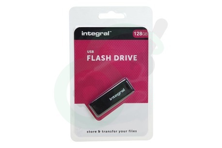 Integral  INFD128GBBLK Memory stick 128GB USB Flash Drive Zwart