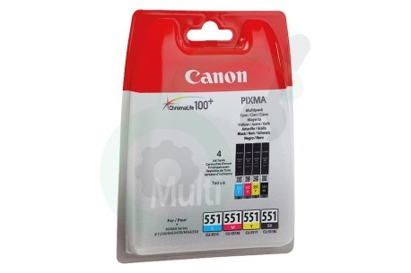 Canon  CANBC551MP Inktcartridge CLI 551 BK/C/M/Y multipack