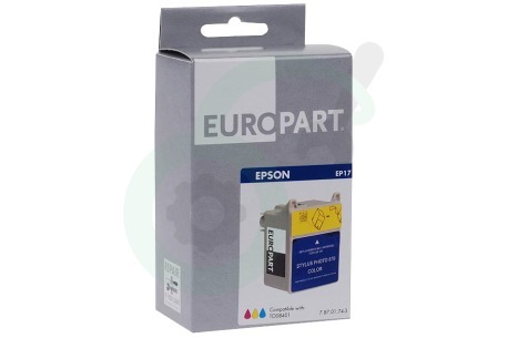 Europart Epson printer EP17 Inktcartridge 5 Kleuren (met chip)