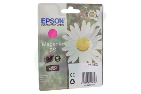 Epson  EPST180340 Inktcartridge T1803 Magenta