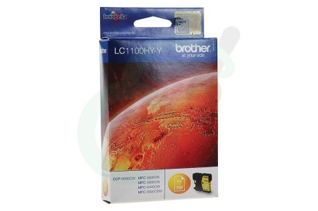 Brother Brother printer LC1100HYY LC-1100HY-Y Inktcartridge LC-1100 Yellow