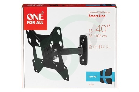 One For All WM2241 Muursteun Smart Line Turn 90 13-40"