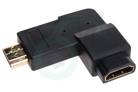 BMS  078470 Adapter HDMI (M) - HDMI (F) Right