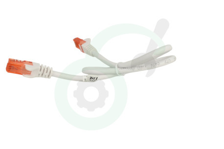 Universeel UTP CAT6 Netwerkkabel Wit, 0.5 meter, 2x RJ45 Male