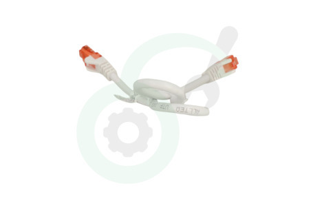 Universeel UTP CAT6 Netwerkkabel Wit, 0.5 meter, 2x RJ45 Male
