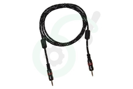 Masterfiks BMM201 Jack Kabel 2x 3.5mm Stereo Male, 1.5 meter, Verguld