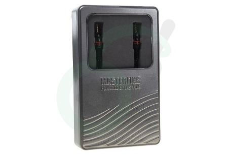 Masterfiks BMM201 Jack Kabel 2x 3.5mm Stereo Male, 1.5 meter, Verguld