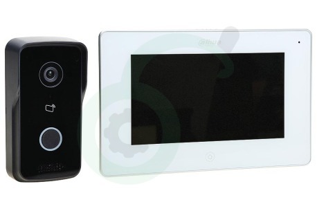 Dahua  SM2574 Intercom Deurbel met camera en 7 inch monitor wit