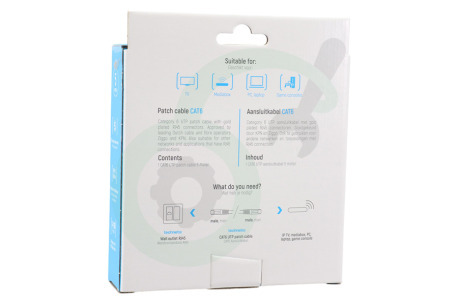Technetix 11201701 CAT6-5M-SHOP CAT6 UTP Aansluitkabel RJ45 5 Meter