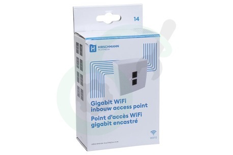 Hirschmann 695020768 APAC W Gigabit internet PoE in-wall mount access point