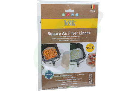 Universeel 1 FFF 699 Square Air Fryer Liner, 2 stuks
