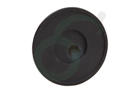 Indesit Fornuis 92492, C00092492 Branderdeksel Sudder zwart 51mm