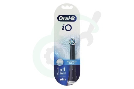 OralB  4210201301905 iO Ultimate Clean Black, 4 stuks