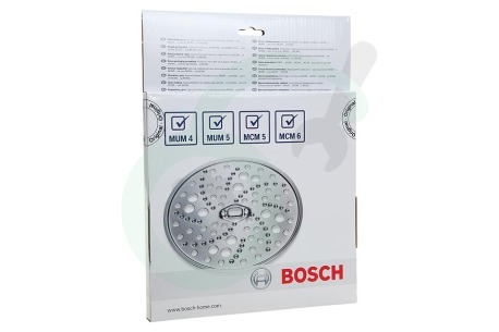 Bosch Keukenmachine 573022, 00573022 MUZ45RS1 Raspschijf grof voor MUM 4/5