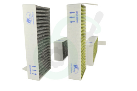 Neff Kookplaat, Afzuigkap 17007505 Filter Koolstoffilter, 4 stuks