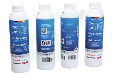 Bosch Koffiezetapparaat 312013, 00312013 Ontkalker 4x 250ml