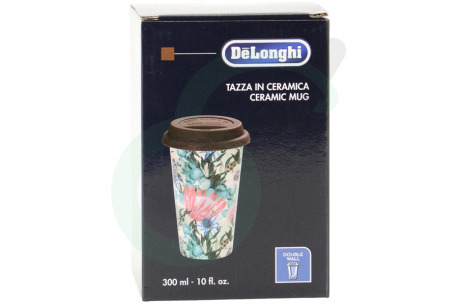 DeLonghi Koffiezetapparaat 5513284491 DLSC065 Thermosbeker Keramische beker met dubbele wand