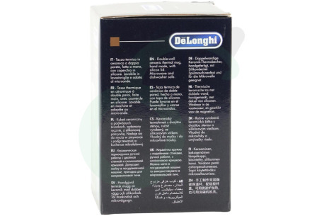 DeLonghi Koffiezetapparaat 5513284491 DLSC065 Thermosbeker Keramische beker met dubbele wand
