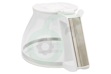 Melitta 6708153 Koffiekan Koffiekan Look DeLuxe, Look Timer, wit/RVS