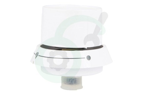 Beko 250316203 Knop Gasknop, wit