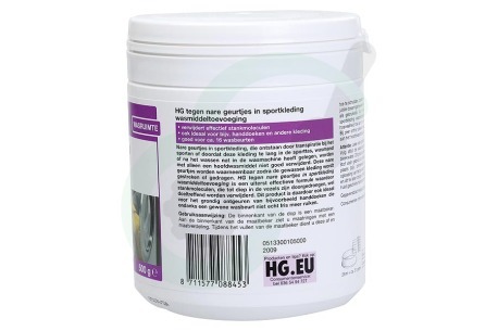 HG 133050103 HG wasmiddel tegen nare geurtjes in sportkleding