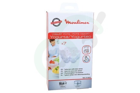 Moulinex A14A03 Glazen Potten Yoghurtmaker 7 stuks