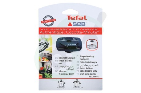 Tefal Pan X1040002 790071 Zwarte vergrendelknop