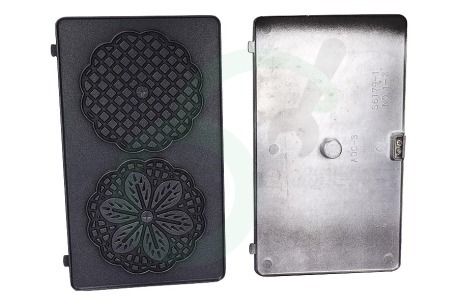 Tefal XA800712 Snack Collection Bloemvormige Wafelplaten