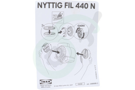 Whirlpool Afzuigkap 482000009736 Filter Koolstoffilter FIL440