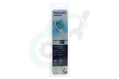Philips  HX6022/07 Tandenborstelset ProResults compacte opzetborstels, 2 Stuks