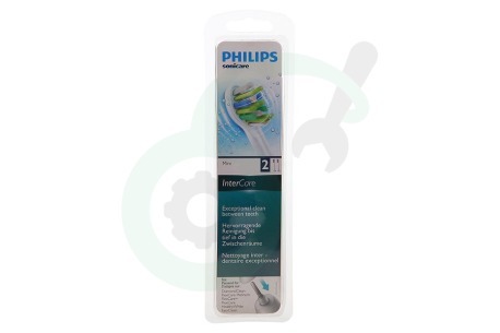 Philips  HX9012/07 Tandenborstelset InterCare compacte opzetborstels, 2 stuks