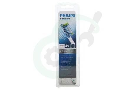 Philips  HX9044/07 AdaptiveClean standaard opzetborstels, 4 stuks